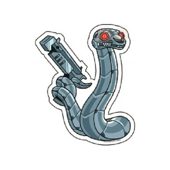 RICK & MORTY STICKER - Officially Licensed Rick and Morty SNAKE Original Artwork Premium Decal STICKER