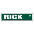 thumbnail image 1 of RICK Street Sign Childrens Name Room Sign | Indoor/Outdoor |  30" Wide, 1 of 5