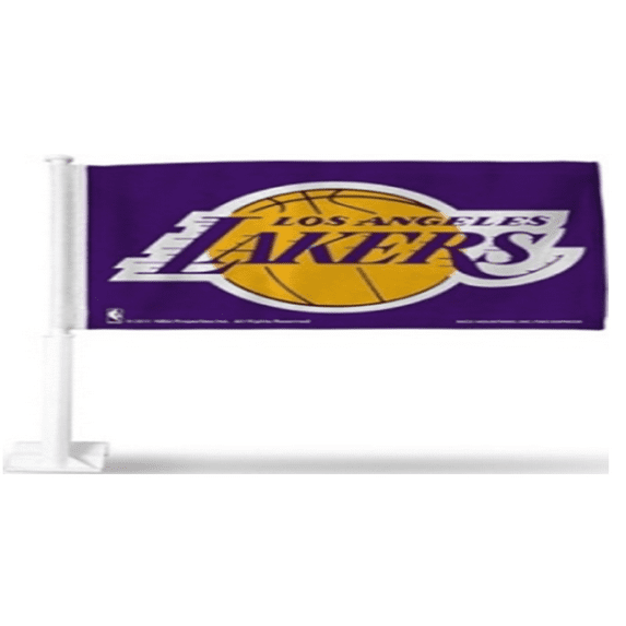 RICO NBA LA LAKERS 2 PLY Double Sided Heavy Duty Car Flag