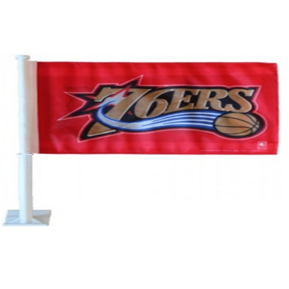 RICO NBA PHILADELPHIA - 76ERS 2 PLY Double Sided Heavy Duty Car Flag