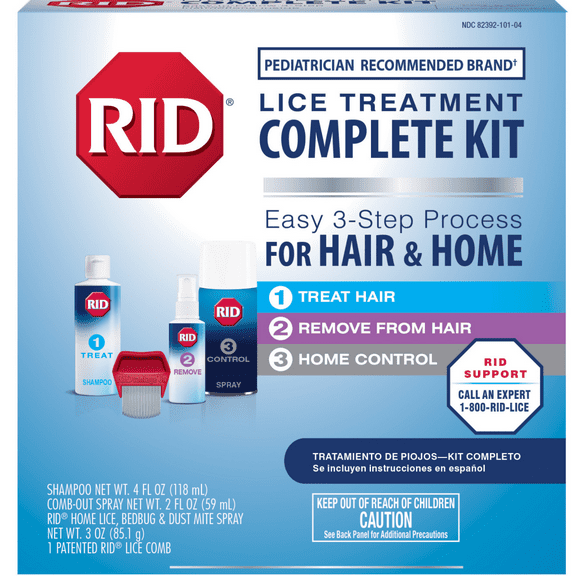 RID Lice Treatment Complete 4 Piece Kit