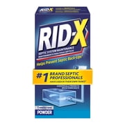 Rid-X Professional Septic Tank Treatment Powder, Dual Action, 1 Month Supply