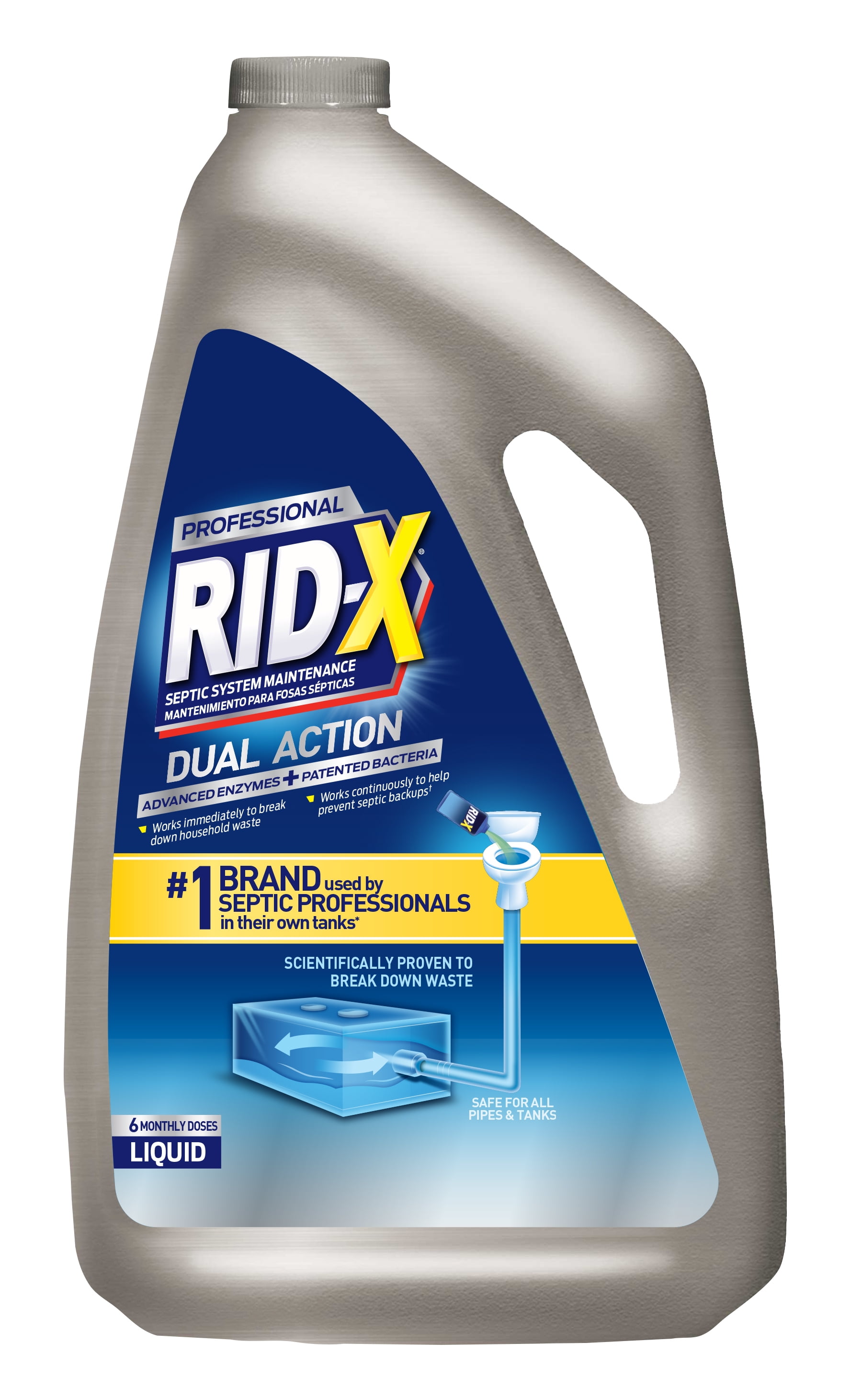 RID-X 19.6 oz. Professional Powder 2-Dose Septic Tank Treatment