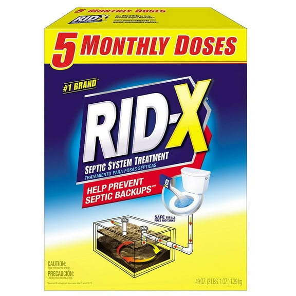 Rid-X Septic Tank Treatment Powder 49 oz