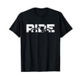 thumbnail image 1 of RIDE Mountain Bike Graphic T-Shirt Men Women Unisex Cycling Enthusiast Tee Outdoor Adventure Gift, 1 of 5