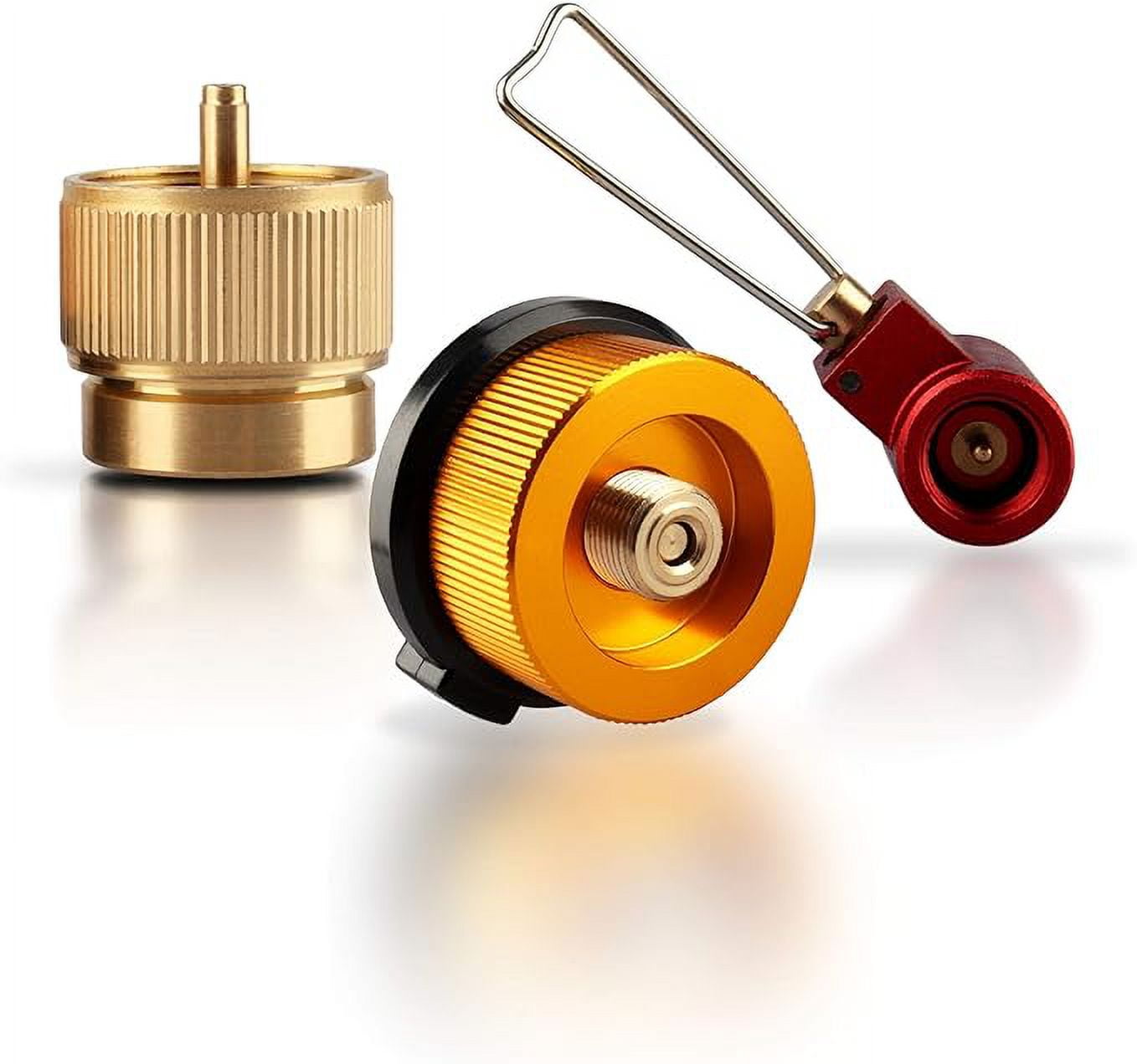 RIDEIWAKE Camping Stove Burners Gas Refill Adapters EN417 Lindal Valve