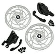 thumbnail image 1 of RIDEREVER MCX-2 Post Mount Dual-piston Mechancial Disc Brake Set w/ Rotors, Black #RD2322, 1 of 6