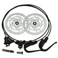 thumbnail image 1 of RIDEREVER Triva Carbon Lever Hydraulic Disc Brake Set Di2 For Aero Lever w/Rotor #RD2327, 1 of 7