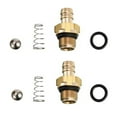 thumbnail image 1 of Ridge Washer Compatible Chemical Injector Kit - Metal Brass Hardware Set with 2 Springs for Pressure Washer, Replacement Accessories Fits 203640GS/190593GS/190635GS Models, 1 of 6