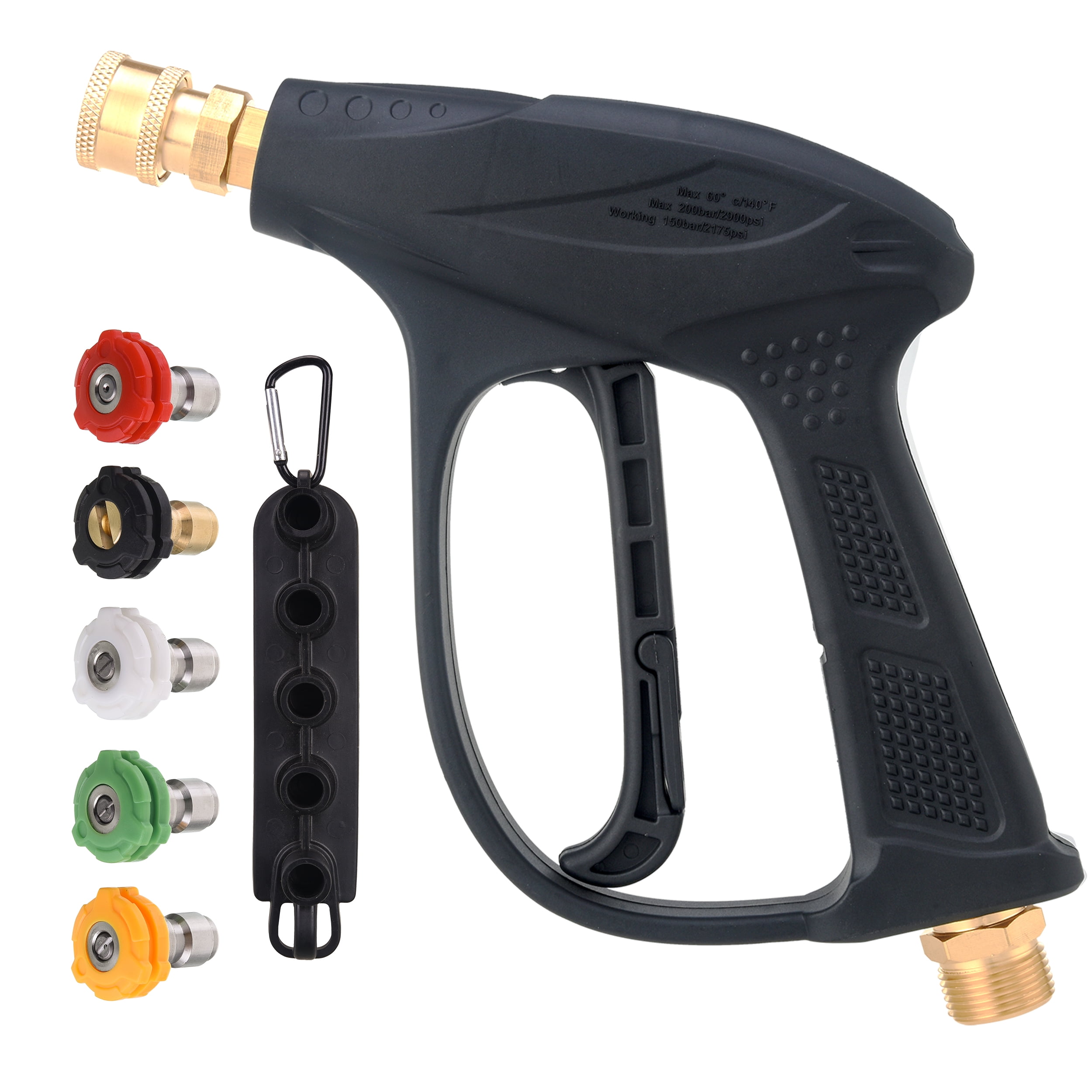 Washer Rdg RIDGE WASHER High Pressure Washer Gun, Power Washer Short Handle Gun ...