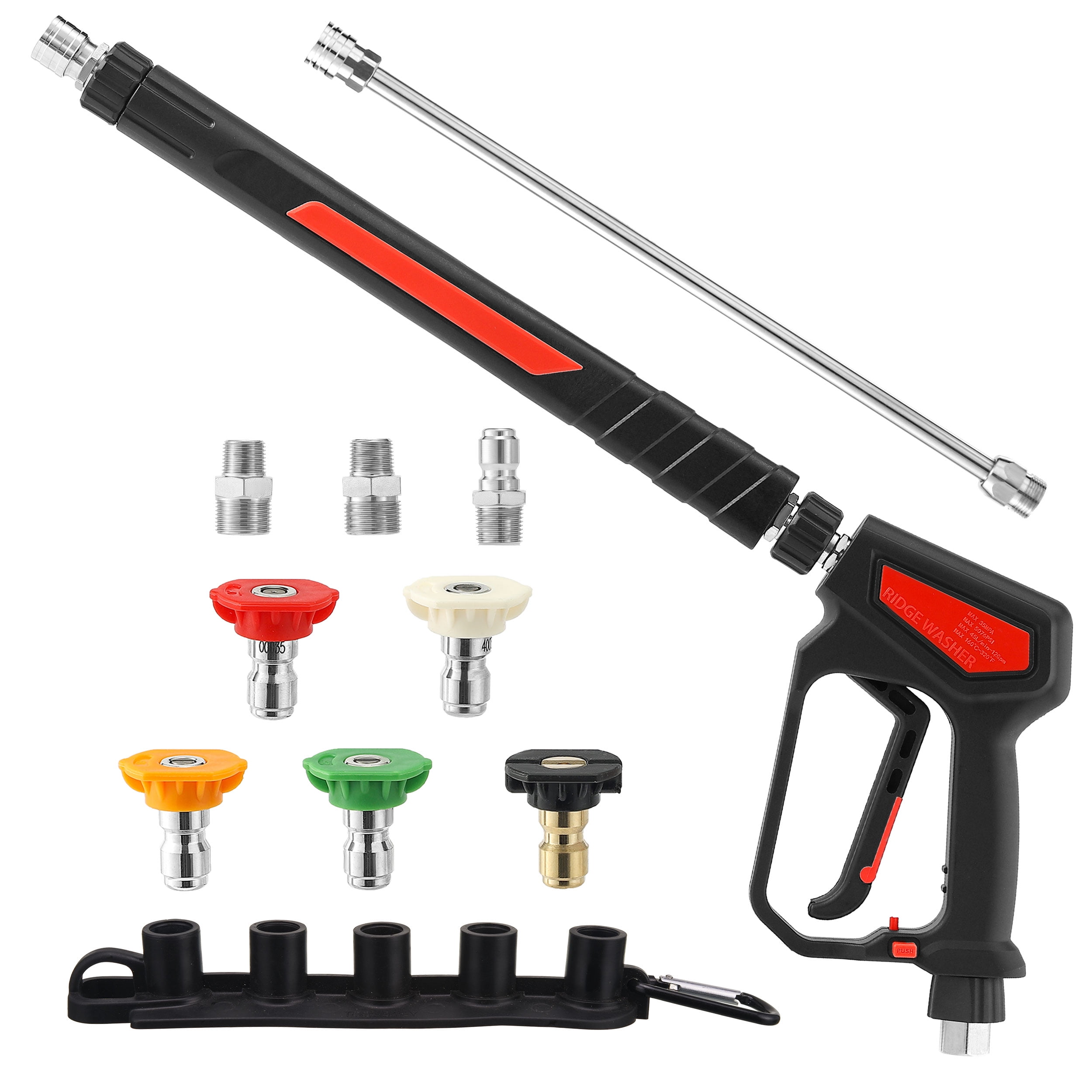 Washer Rdg RIDGE WASHER Pressure Washer Gun 5000 PSI, 12 GPM, Power Washer Gun ...