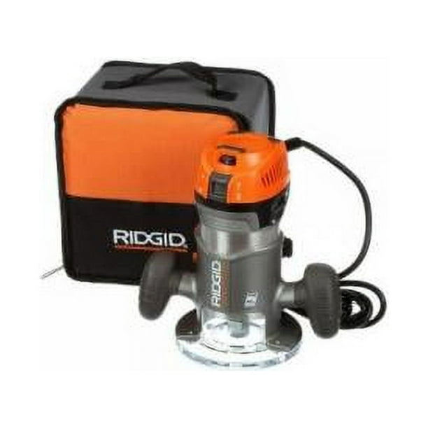 RIDGID 11 Amp 2 HP 1 2 in. Corded Fixed Base Router