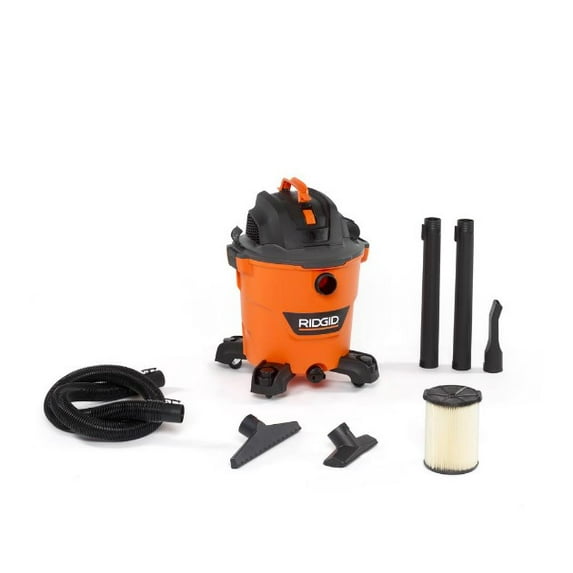 RIDGID 12 Gal. 5.0-Peak HP NXT Wet/Dry Shop Vacuum with Filter, Hose and Accessories