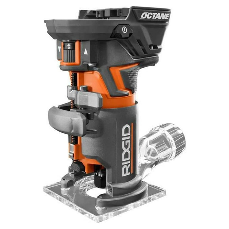 18-Volt OCTANE Fixed Base Router with 1/4 in. Bit with 18-Volt Lithium-Ion 4.0 Ah Battery and Charger Kit 18-Volt OCTANE Fixed Base Router with 1/4 in. Bit with 18-Volt Lithium-Ion 4.0 Ah Battery and Charger Kit