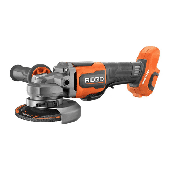 RIDGID 18V Brushless Cordless 4-1/2 in. Slide Switch Angle Grinder (Tool Only)