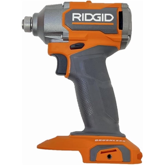 RIDGID 18V Brushless Cordless 1/4 in. Impact Driver R862301 (Tool Only, Bulk Packaged), Orange