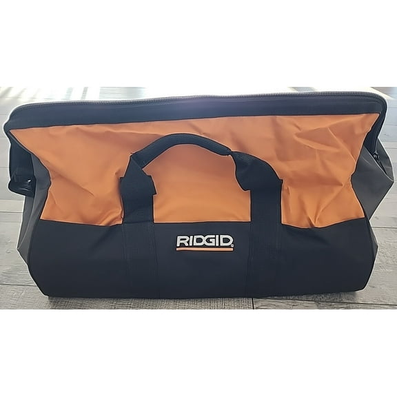 RIDGID 22 X 11" X 12" Large Heavy Duty Tool Bag with 6 Exterior Pockets