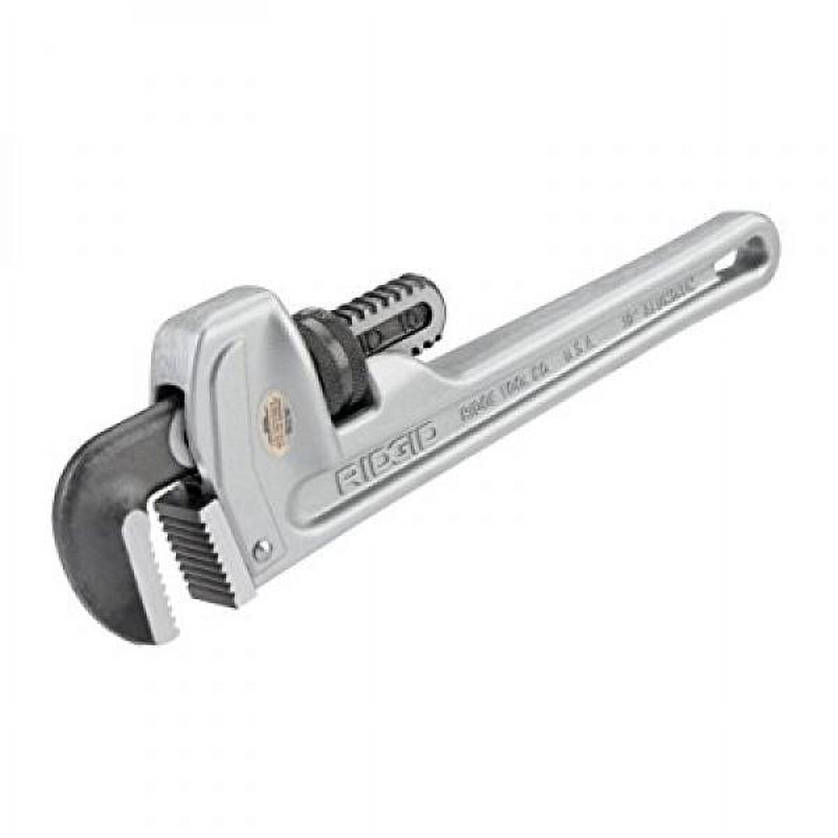 RIDGID 31090 Model 810 Aluminum Straight Pipe Wrench, 10-inch Plumbing Wrench