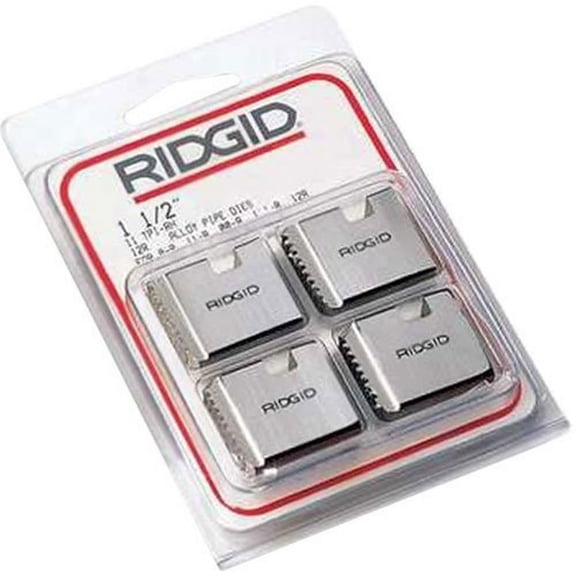 RIDGID 37850 Pipe Thread Die, 2", Alloy, 4 Pc, Silver