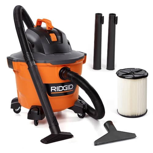 9 Gal. 4.25-Peak HP NXT Wet/Dry Shop Vacuum with Filter, Hose and Accessories