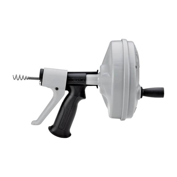 RIDGID Kwik-Spin+ 25 ft. L Plastic Drum Auger Drain Clearing Tools