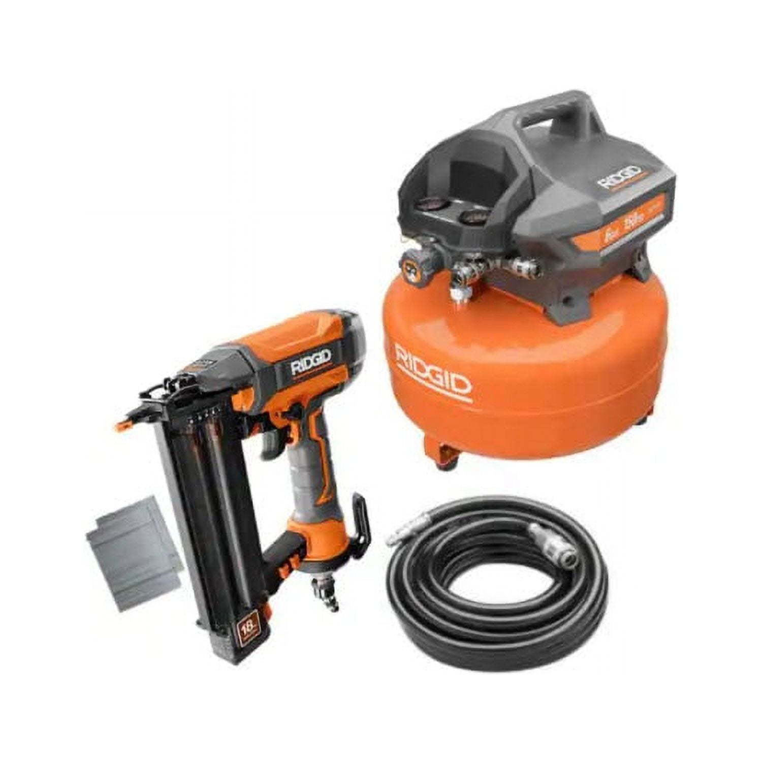 RIDGID OF60150HB 20 v, Air-powered 18 Gauge Brad Nailer Nail Gun 150 PSI