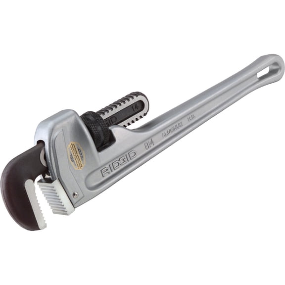 RIDGID PIPE WRENCH ALUMINUM 14"""