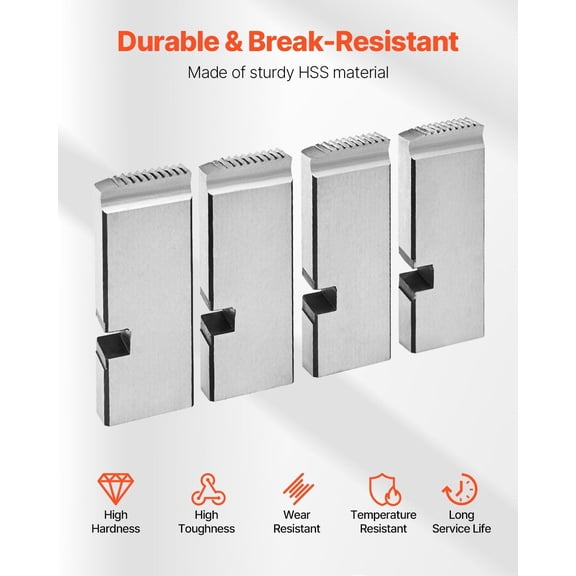 RIDGID Pipe Threading Dies Kit, 1/2"-3/4" NPT Right-Hand Thread, 4-Piece Industrial Grade