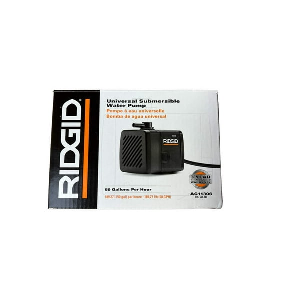 RIDGID Submersible Water Pump for RIDGID Tile Saws