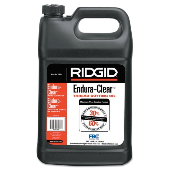 RIDGID Thread Cutting Oil 32808 Machine & Tool Lubricant Can, 1 gal - Dark