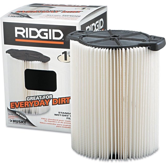 RIDGID VF4000 Standard Filter for Wet/Dry Vac