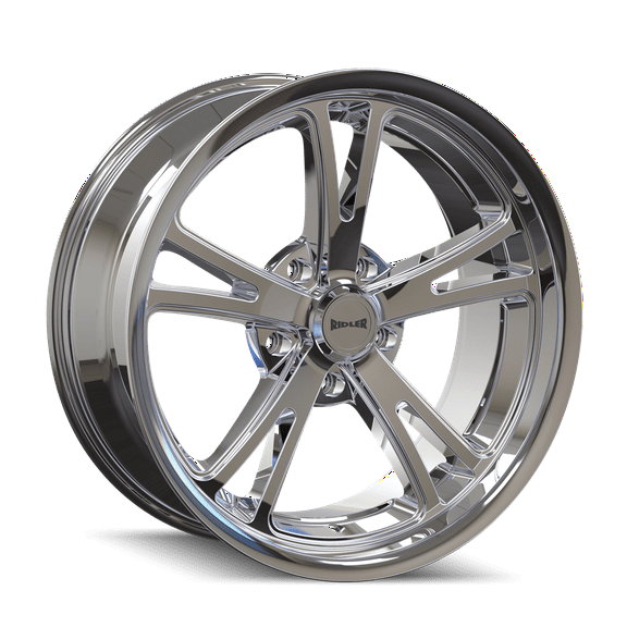 Ridler 606 Chrome 18x9.5 Rim with 5x120.65 Pattern and 0ET Offset