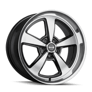 RIDLER 652 GLOSS BLACK MILLED WITH DIAMOND CUT FACE AND LIP 8-18