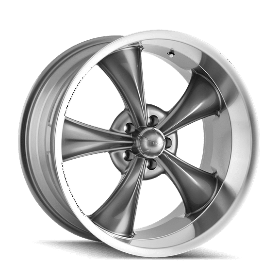 RIDLER 695 20X10 5X120.65 0ET 83.82CB GREY W/MACHINED LIP