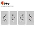 thumbnail image 2 of Powerlong PH Wall Socket Outlets Panel US 4.2A Dual USB Port Wall Outlet Wall Ch 2 of 13