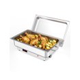 thumbnail image 1 of RIEDHOFF 9QT Stainless Steel Chafing Dish with Water Pan, Food Pan, Lid, and Accessories, Silver, 1 of 7