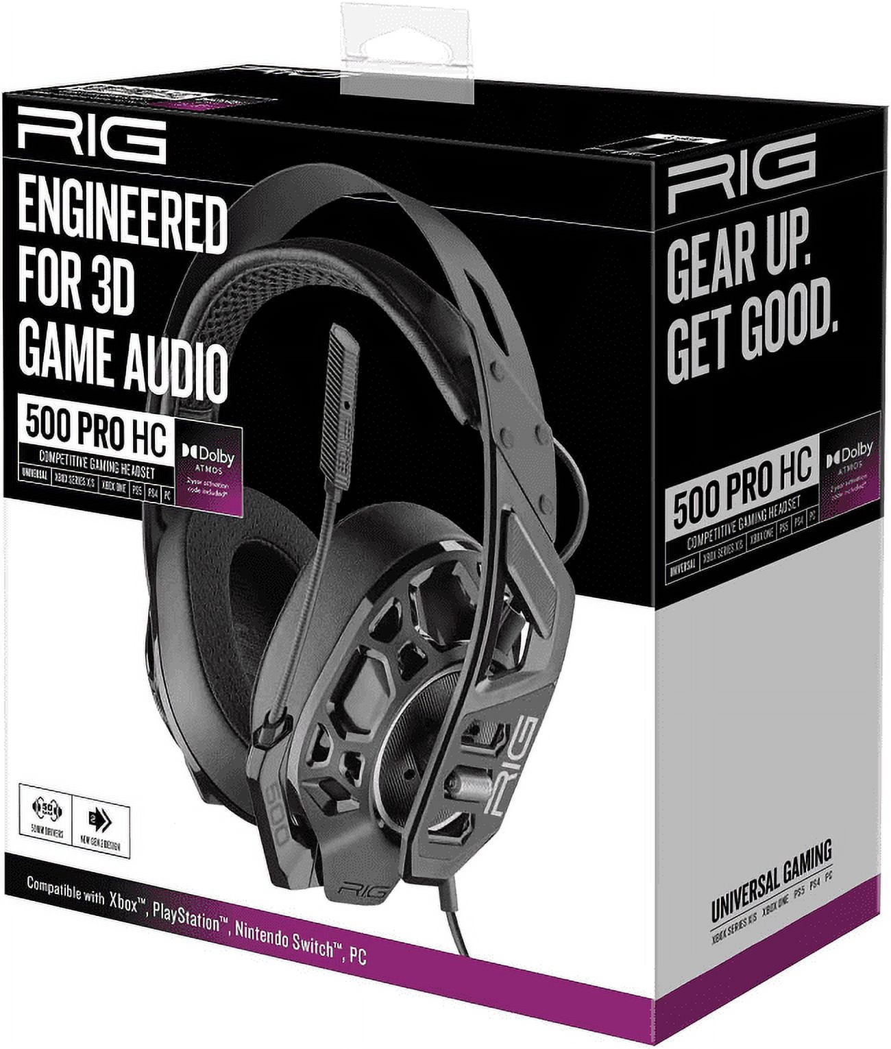 RIG 10-1156-01 500 PRO HC GEN 2 Competition Grade Console Gaming ...