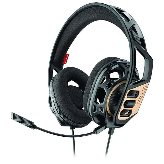 RIG 300 Gaming Headset, Black, Wired, Over Ear, Adult