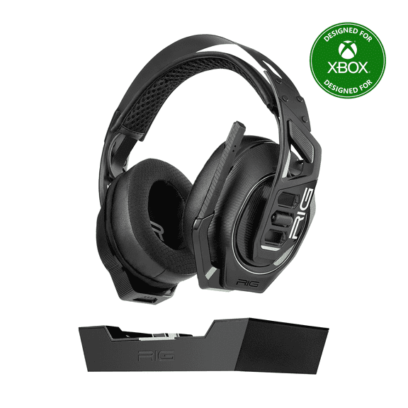 RIG 900 Max HX Universal Dual Wireless Gaming Headset With Bluetooth Officially Licensed for For XBOX - Multi-Function Charging Base, 60 Hours Battery, Dolby Atmos 3D Audio