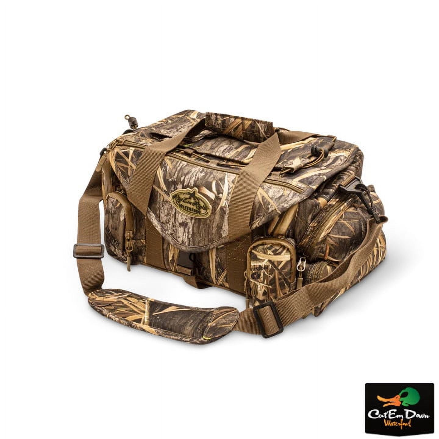 RIG'EM RIGHT WATERFOWL SHELL SHOCKER BLIND BAG - SHADOW GRASS BLADES CAMO