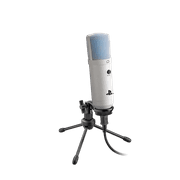 RIG M100 HS USB Streaming Microphone for PS5, PS4, PC, and Mac - Officially Licensed for PlayStation USB Mic with Tripod for Gaming, Streaming, Recording, and Podcasting - Cardioid Mic - White