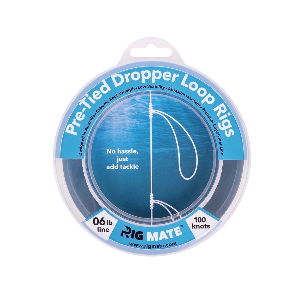 Rig Mate, Pre-Tied Dropper Loop Fishing Rigs, 6 lb, Saltwater & Surf ...