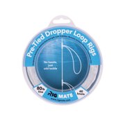 Rig Mate 80 lb Pre-Tied Dropper Loop Fishing Rigs – 60 Knots Bottom Leader Line for Offshore, Reef & Boat Fishing