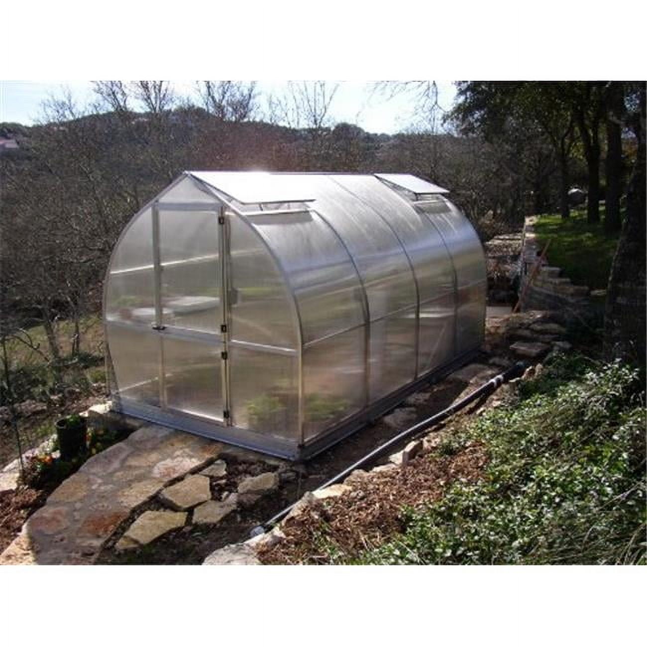 RIGA IVs 8' x 14' Onion-Shaped Greenhouse