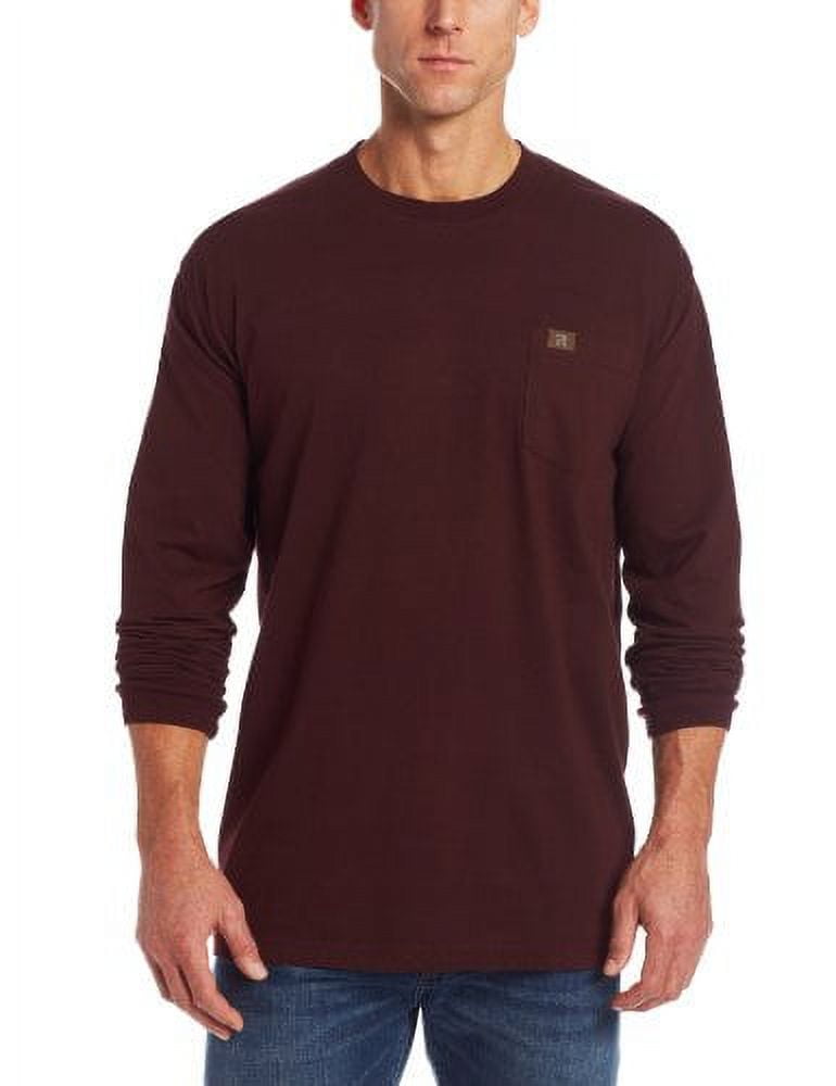RIGGS WORKWEAR by Wrangler Mens Long Sleeve Pocket T- Shirt