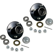 RIGID HITCH INCORPORATED Trailer Hub Kit BT-100-PR 4 Bolt on 4 Inch Circle with 1 inch I.D. Bearings - One Pair
