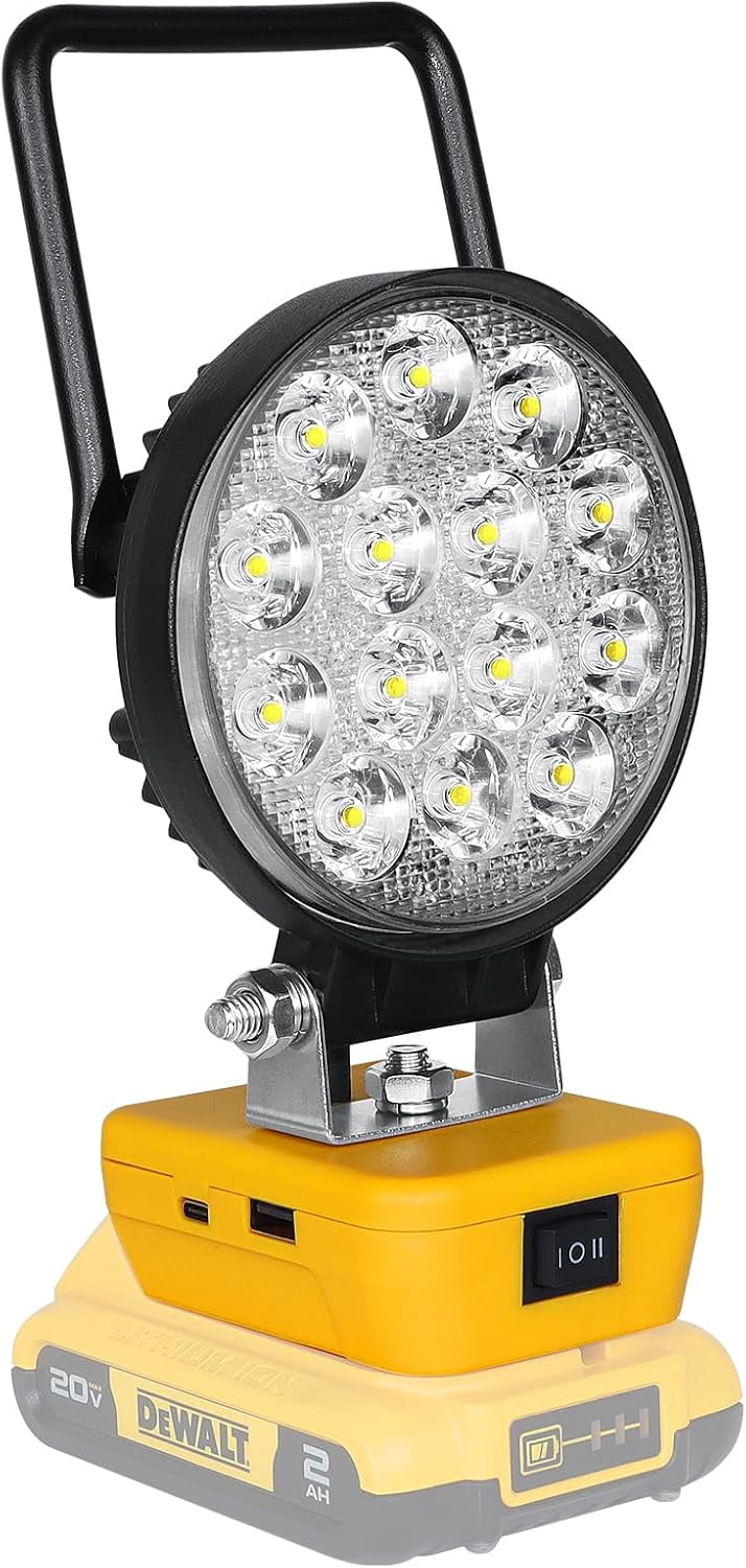 RIGIDON Cordless LED Work Light for 18/20V Battery, 42W 4200LM ...