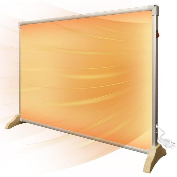 RIGO Wall Mounted Far Infrared Space Heating Panel,Energy Saving,120V Electric Heater,Portable Standing,Wall mount,550w Convection Electric Heater for Room