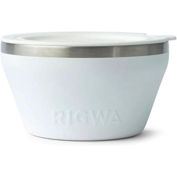 RIGWA Fresh Bowl - Stainless Steel Insulated Food Container - Hot and Cold Insulated Bowl - Vacuum Sealed Travel Container for Food with Leakproof Lid