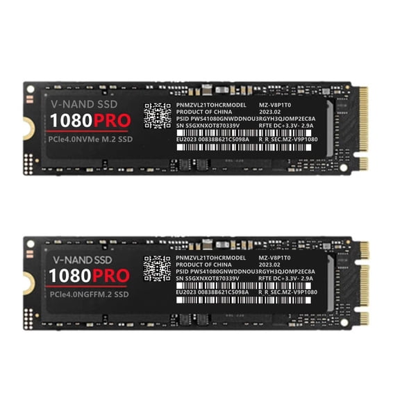 RIHDA M2 2280 PCIe protocol 4.0 SSD high-speedUp to 7,450 MB/s Read speeds, Up to 6,750 MB/s write speeds, solid-state drive 1080PRO 4TB NVME